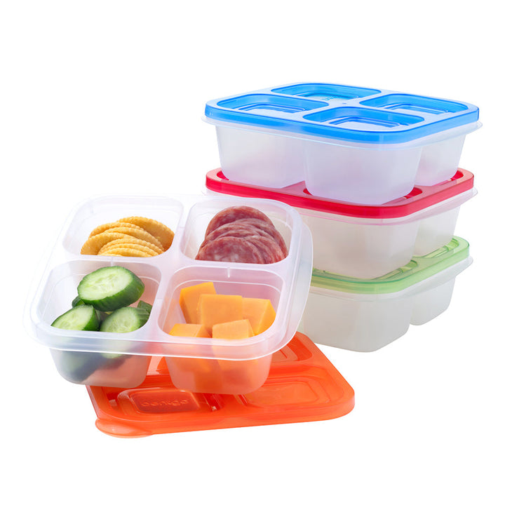 Bentgo Easyboxes 4-Compartment Snack Containers 8-Piece Set T9