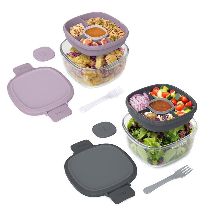 Bentgo Glass Salad Container (2-Pack) L4