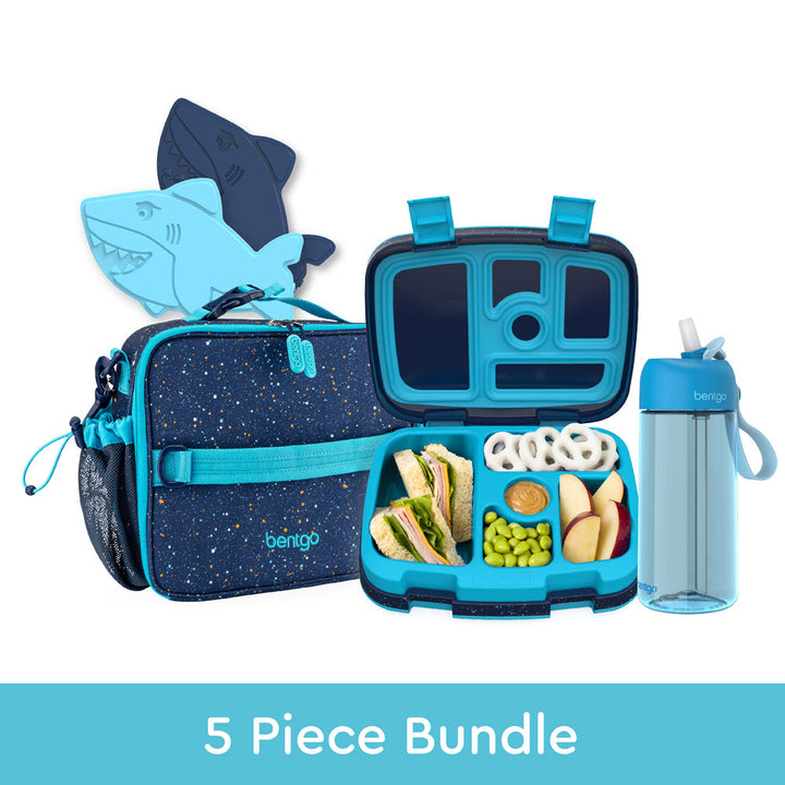 Bentgo Kids Prints Lunch 5-Piece Set with Ice Packs G7