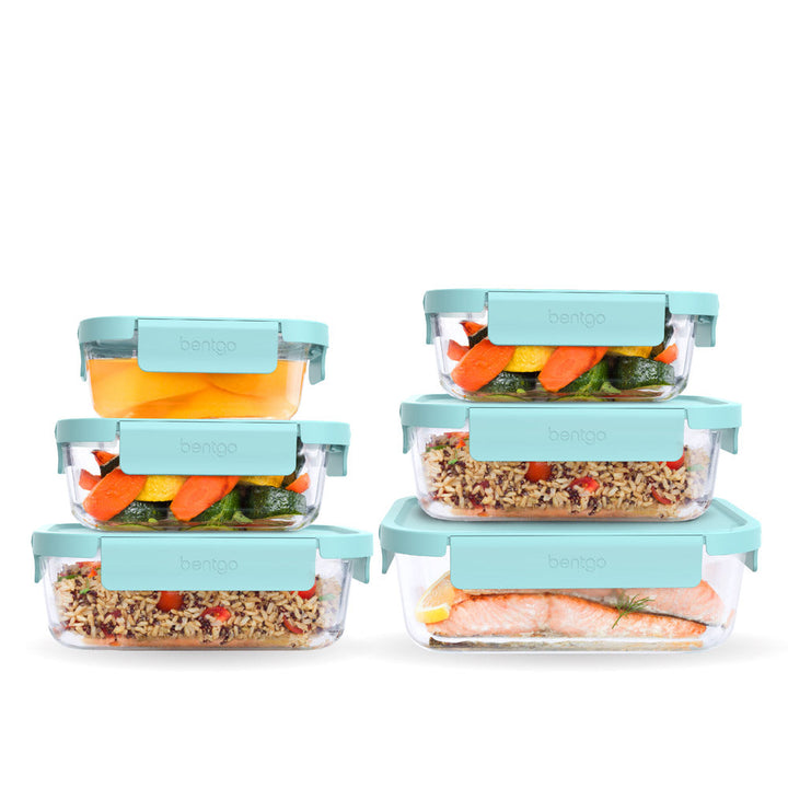 Bentgo Glass Leak-Proof Food Storage Set (12-Piece) I2