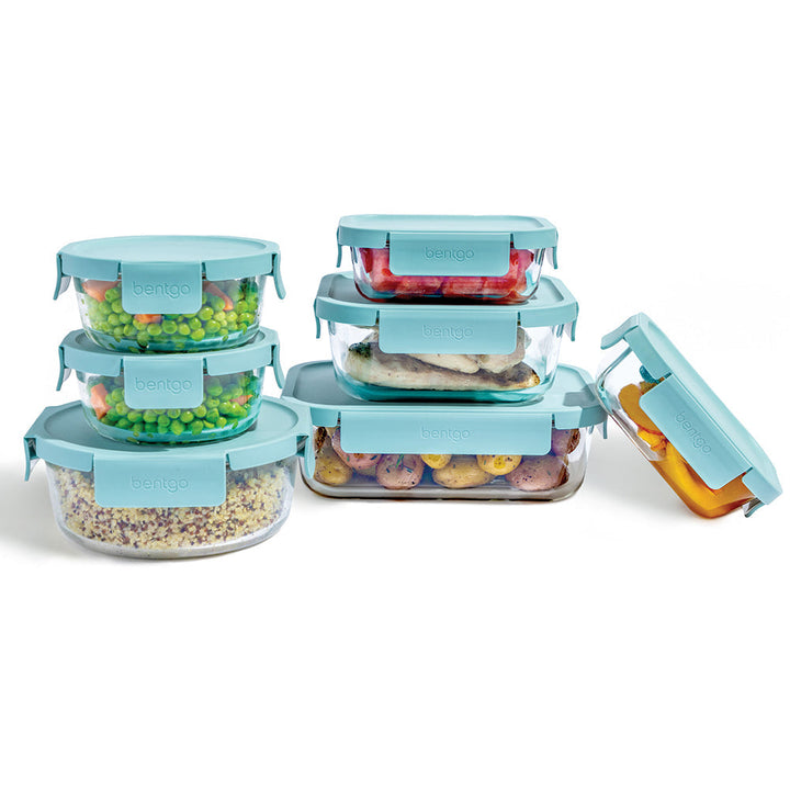 Bentgo Glass Leak-Proof Food Storage Set (14-Piece) U2